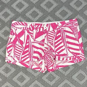 ⭐️Lilly Pulitzer Walsh Shorts in Capri Pink Yacht Sea [C36]